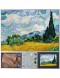 Wheatfield with Cypresses - Vincent van Gogh Irregular Wooden Jigsaw Puzzle